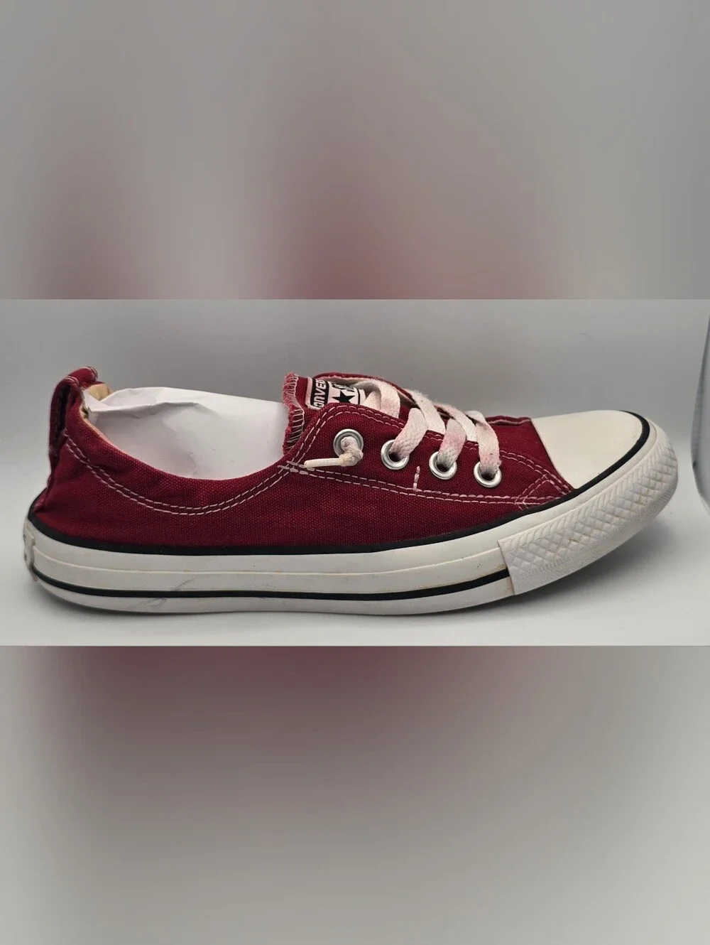 Converse Kids Low Top Canvas Sneaker - Burgundy